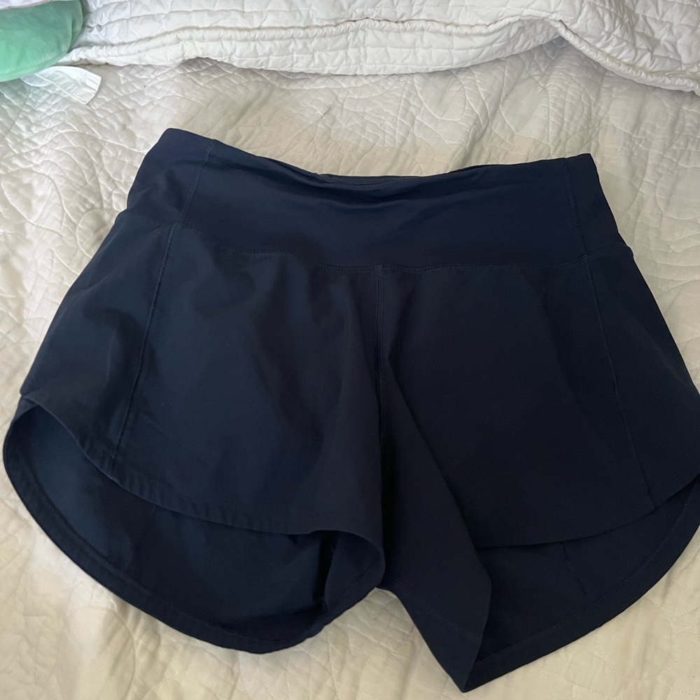 Women's navy lululemon Shorts